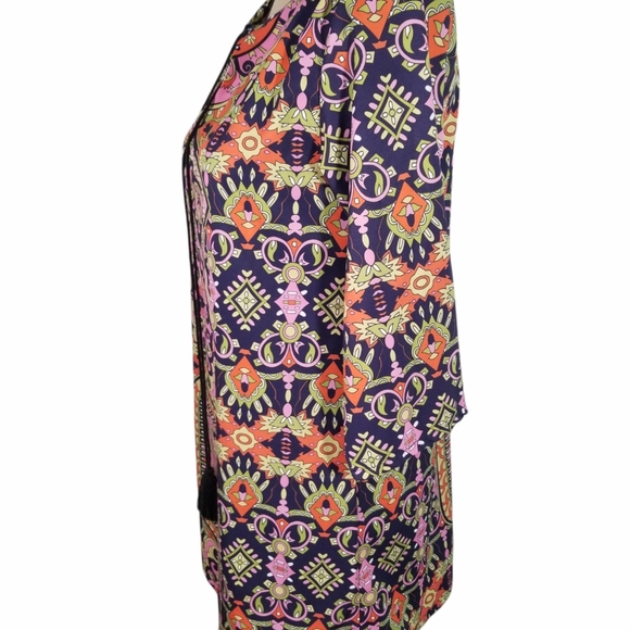 Dress Tunic pattern multicolor.  Size S - Picture 5 of 12